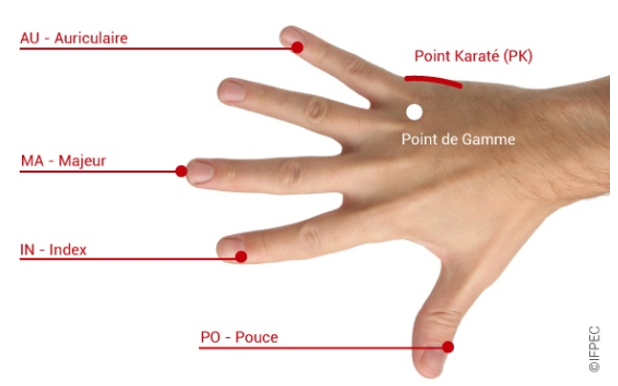 tapping Image représentant les points tapping